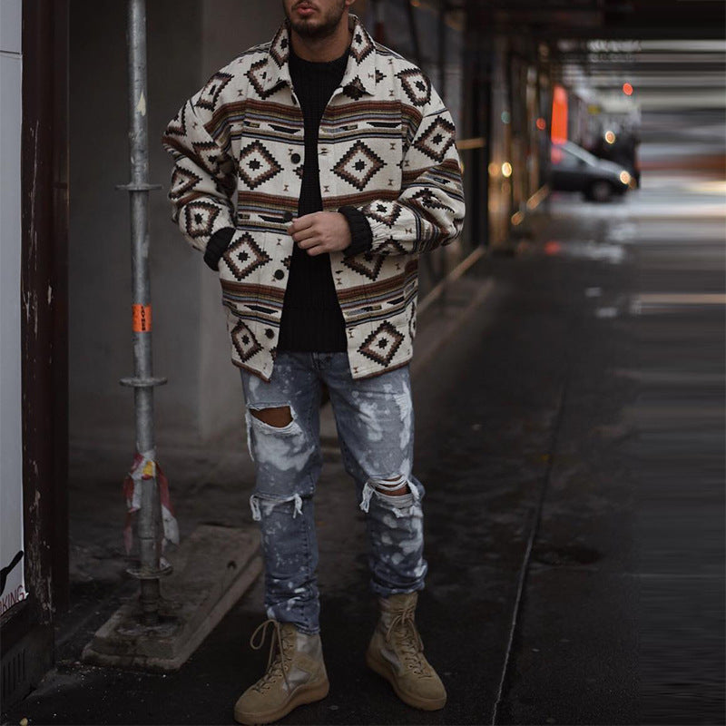 Herren Manteljacke Lässig Elegant Berlin Style