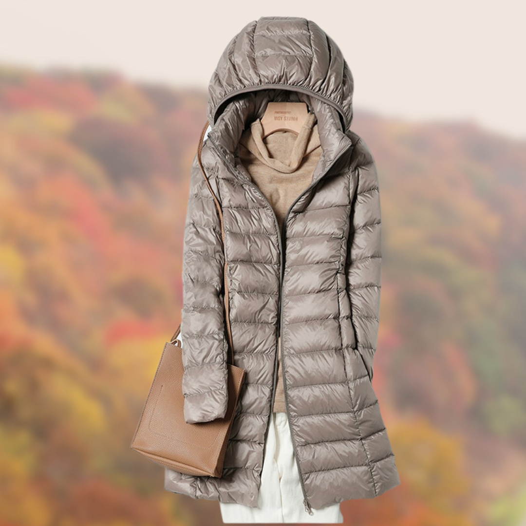 Daunenjacke Frauen Ultraleicht Mit Kapuze Waterproof
