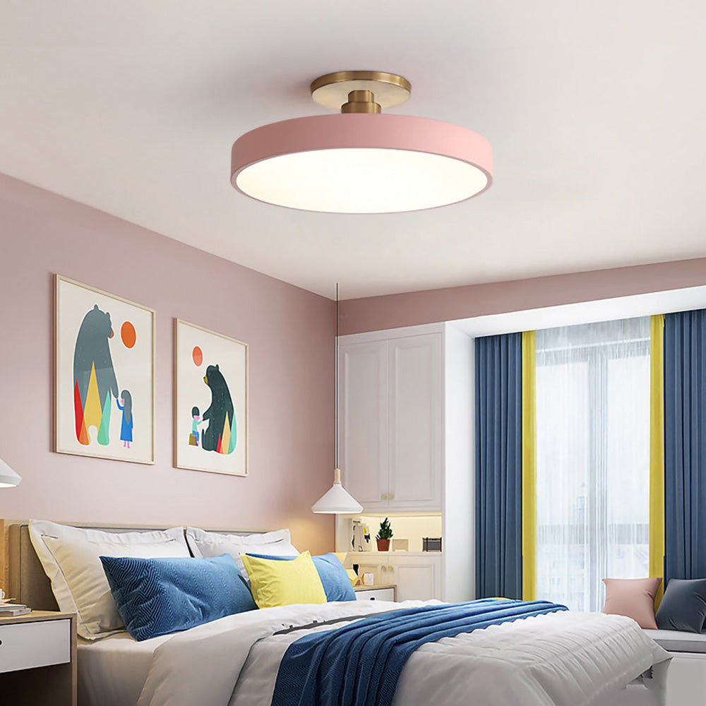 LED Deckenleuchte Modern Gold Mit Dimmfunktion