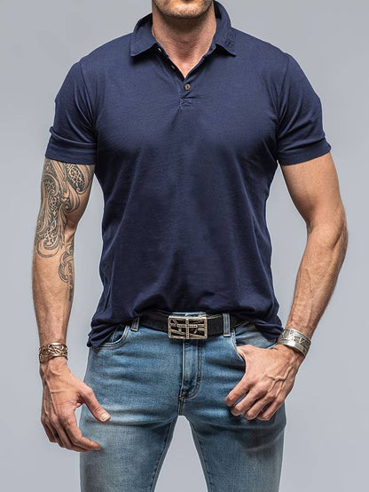 Herren Polo Luke Schlicht Elegantes Design