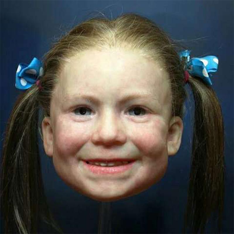 Hautsichere Maske Hyperrealistisch Gesichtsmaske