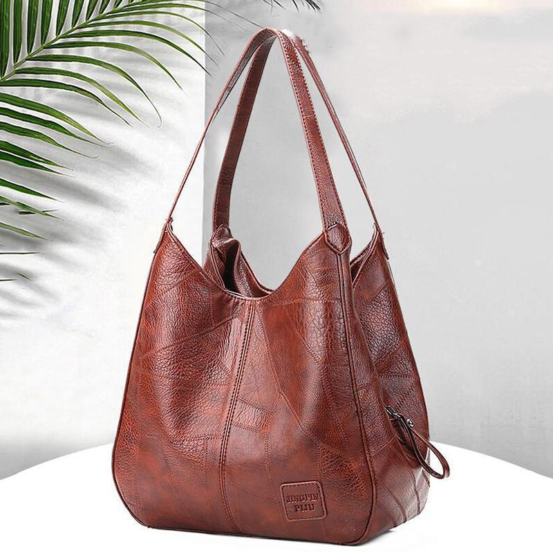 Ledertasche Damen Retro Style Groß - BerlinGlamour