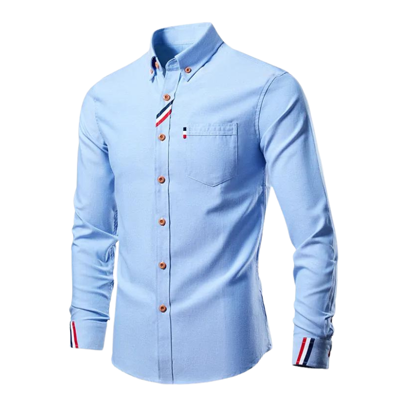 Stilvolle Herren Hemd Aus Baumwolle Komfortabel → Elegantes Herren Aus Stoff, Baumwolle Komfort - BerlinGlamour