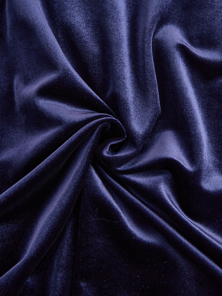Samt Midikleid Elegant Damenkleid Partykleid