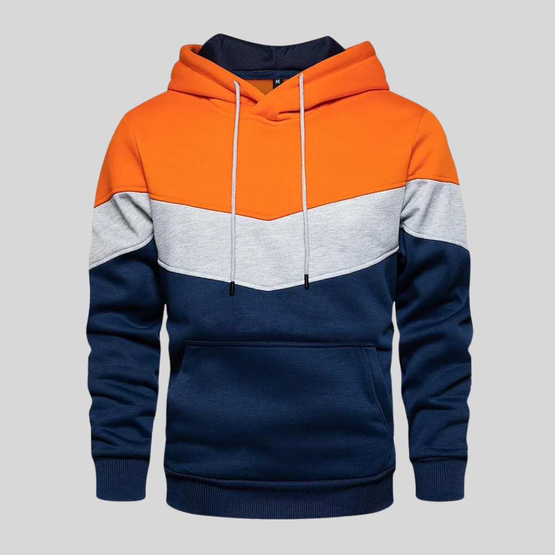 Patchwork Pullover Herren Baumwolle Modern