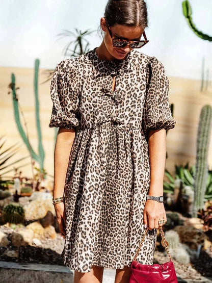 Chiara | Leoparden Kleid Zendoo.de