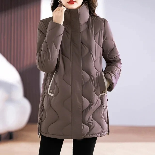 Damen Winterjacke Langärmelig Warm Freizeit - BerlinGlamour