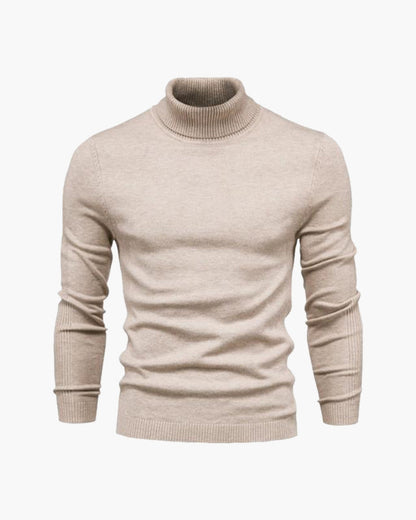 Herren Strickpullover Slim Fit Rollkragen Modern - BerlinGlamour