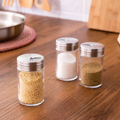 Glas Gewürzgläser Set 6-teilig Moderne Küche