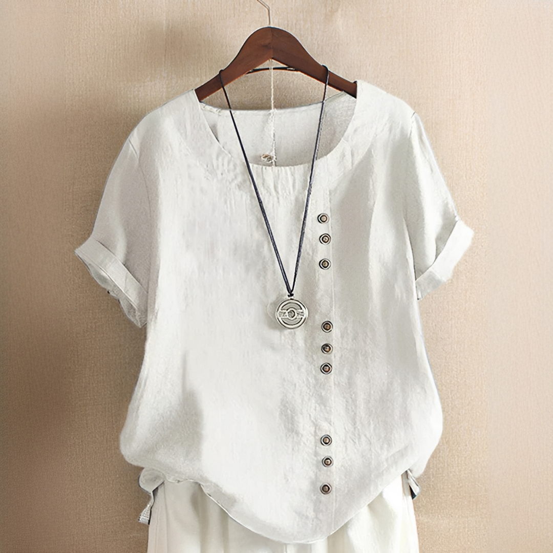 Damen Sommer T-Shirt Elegant Leicht - BerlinGlamour