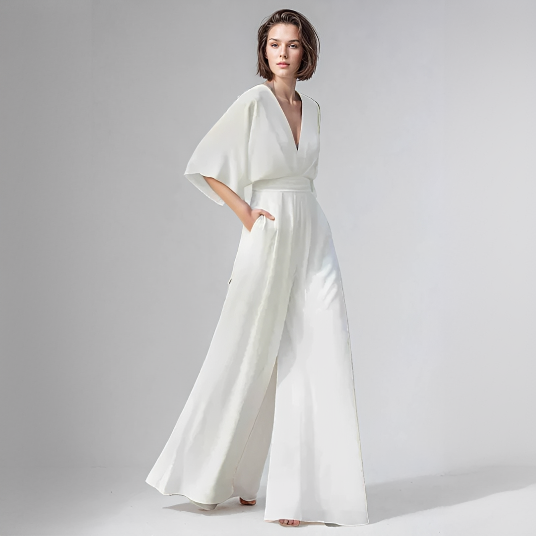 Eleganter Damen Jumpsuit Stilvoll Abendgarderobe - BerlinGlamour