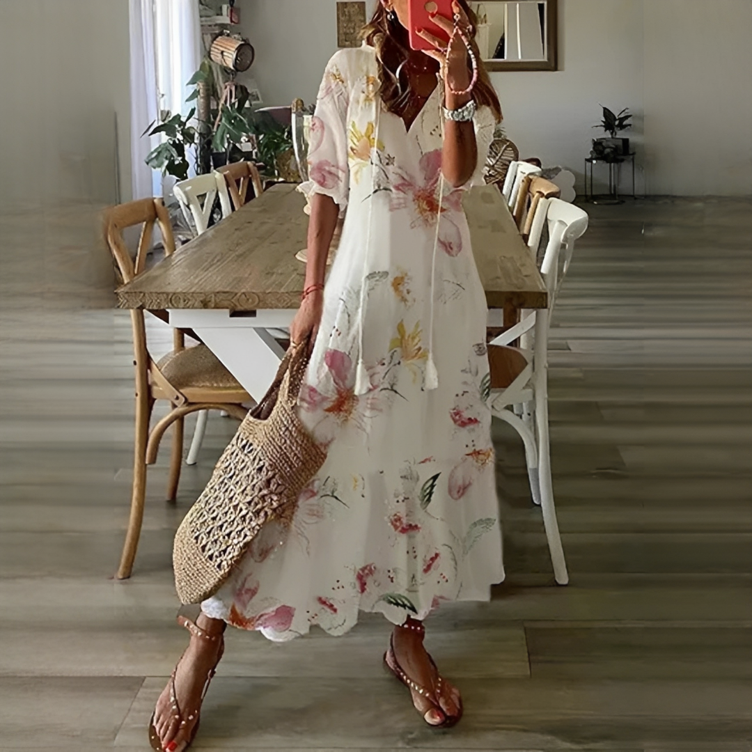 Sommerkleid für Damen Kurz Leicht Modisch