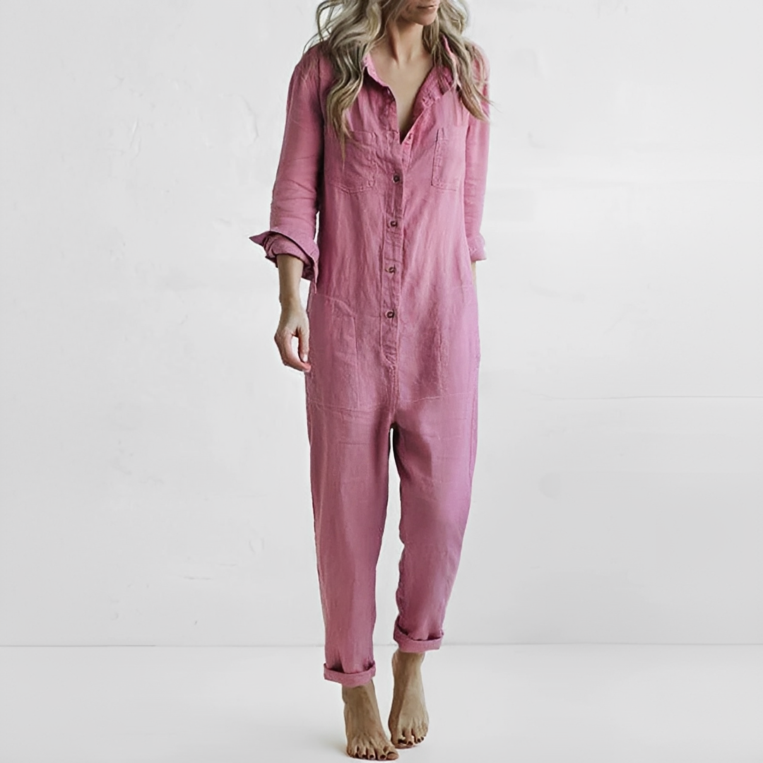 Damen-Overall Bequem Komfortabel Stretch - BerlinGlamour