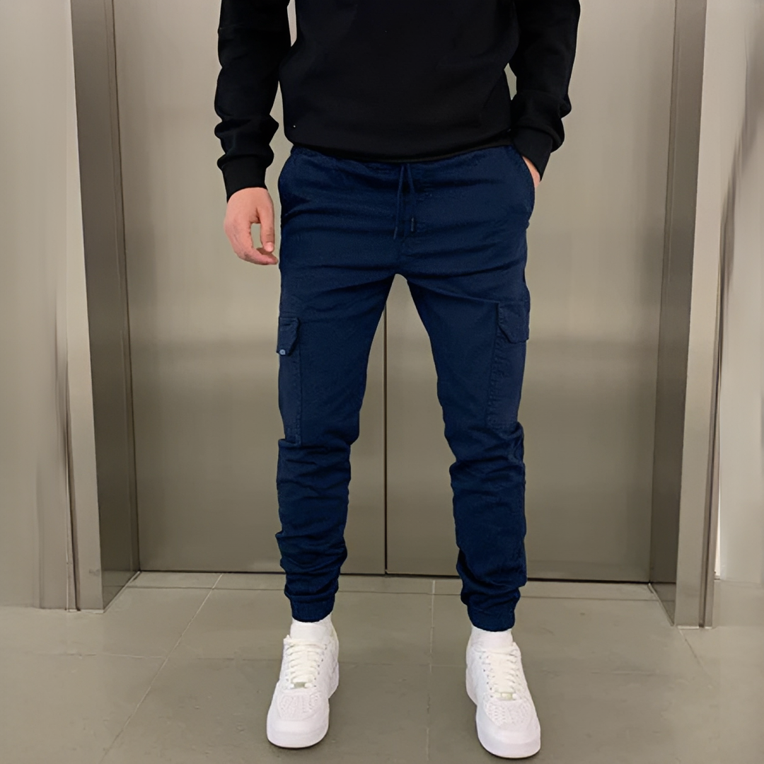 Bequeme Herren Cargohose Freizeit Hose Comfort