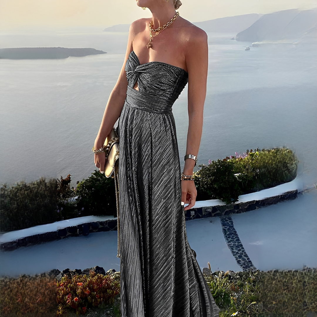 Elegantes Sommerkleid Damen Kurz Modisch