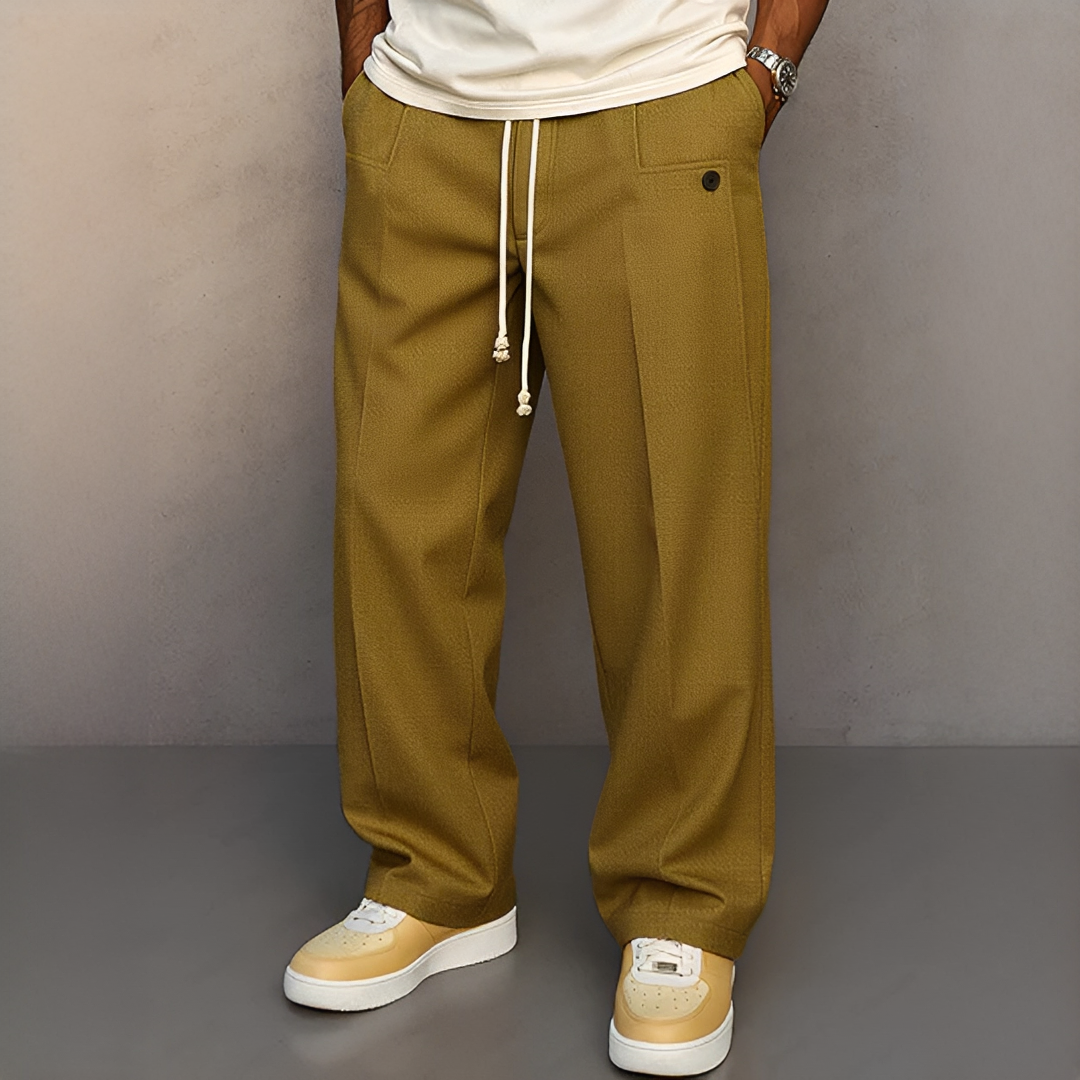 Herrenhose Elegant mit Zugband und Stretch - BerlinGlamour