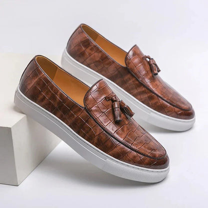 Herren Loafer Schuhe Quasten Design Modern