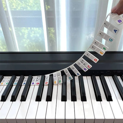 Klavier Etiketten Silikon Abnehmbar 88 Tasten