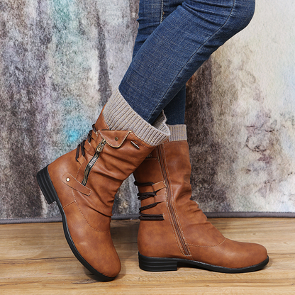Weiche Damen Winterstiefel Komfortabel Warm