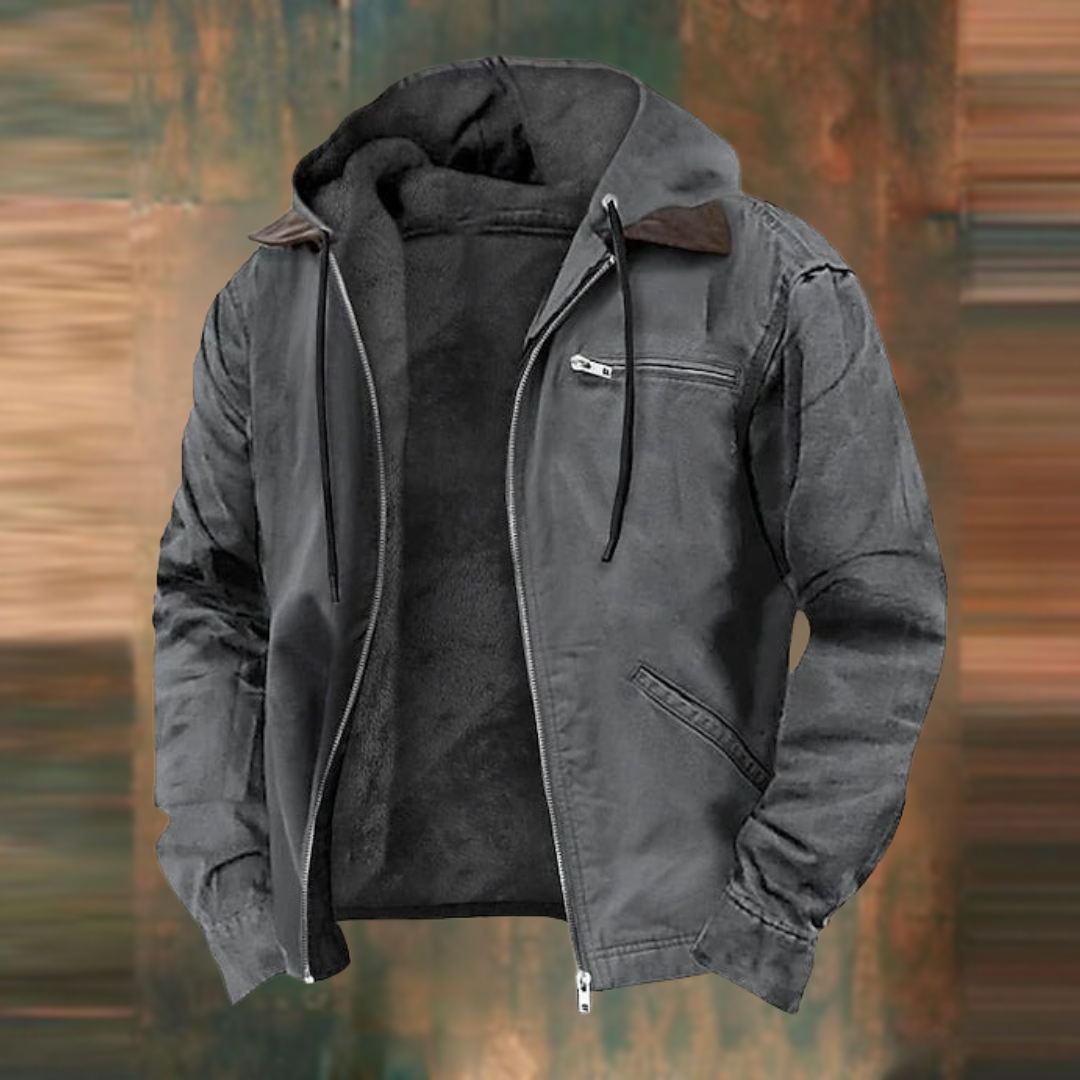 Warme Winter-Hoodie-Jacke Modern Stilvoll