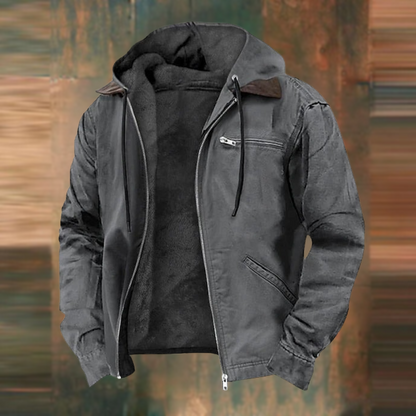 Warme Winter-Hoodie-Jacke Modern Stilvoll