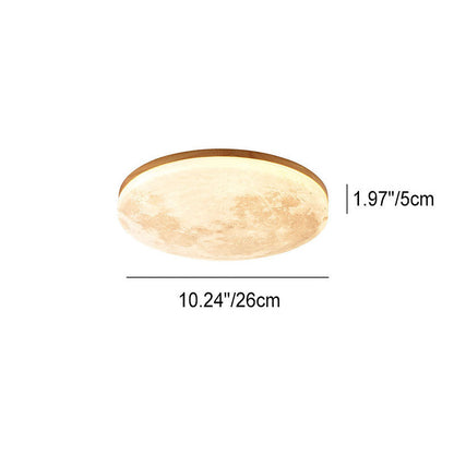 Mondlampe LED Deckenleuchte Weich Dimmbar Modern