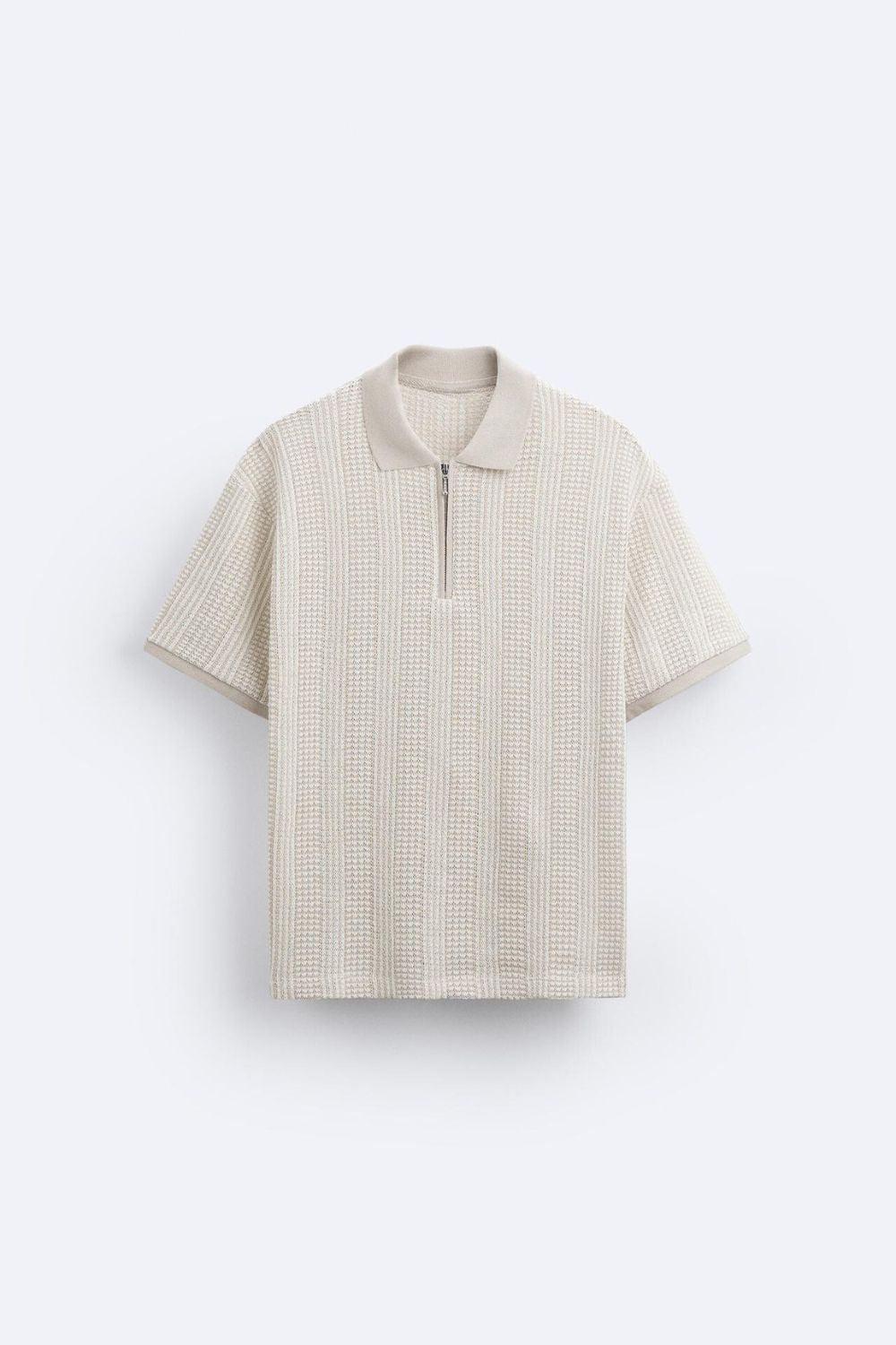 Strick-Polo Reißverschluss Herren Sportlich Modern - BerlinGlamour