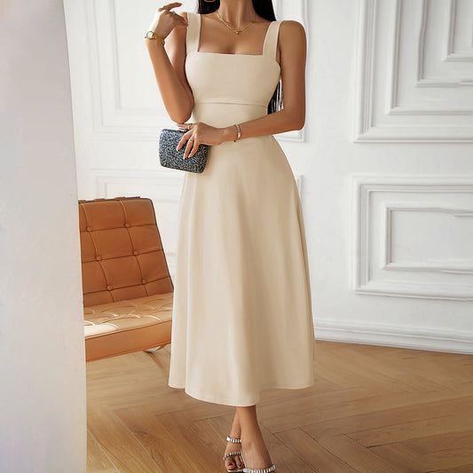 Elegantes Damenkleid Ärmellos Sommerkleid Modern - BerlinGlamour