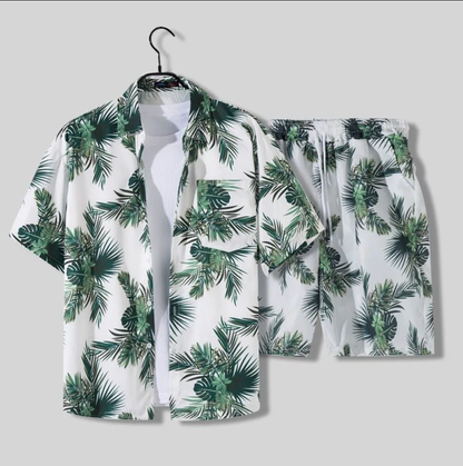 Hawai Hemd Herren Set Casual Freizeit - BerlinGlamour
