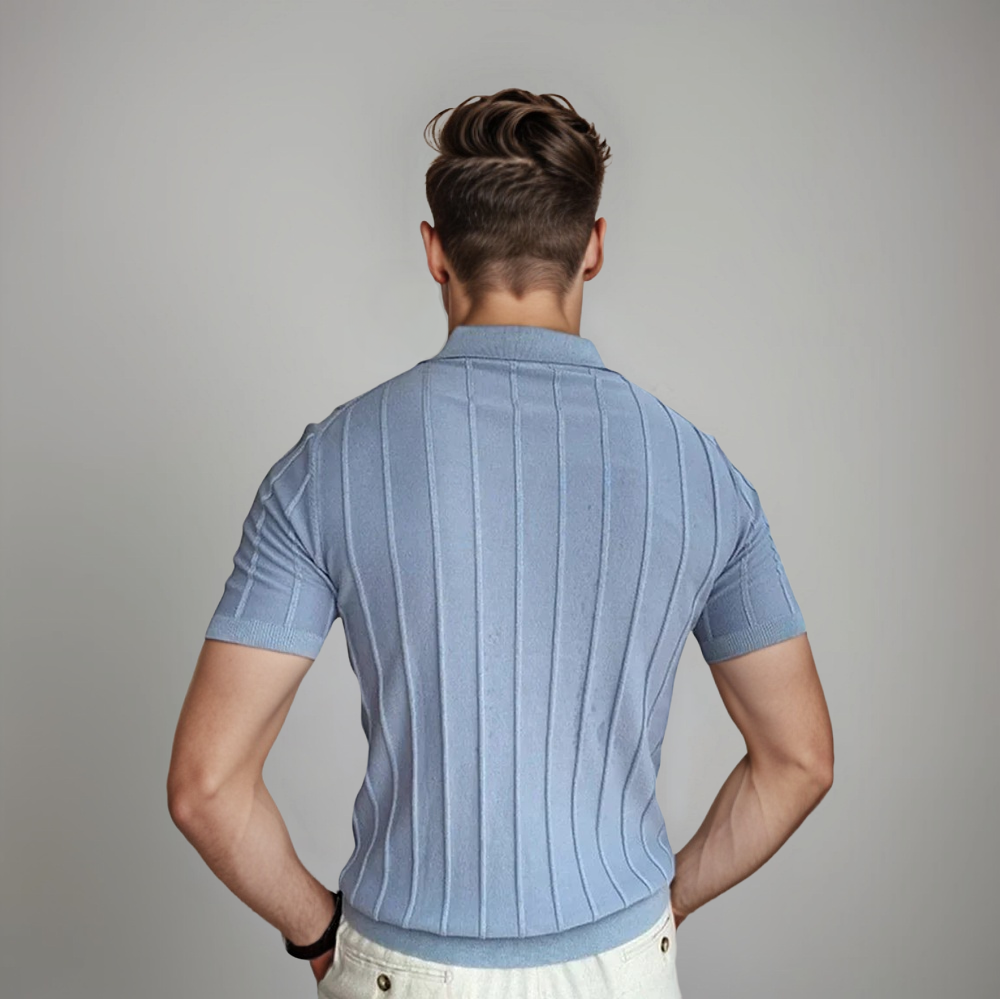 Herren Polo Klassisch Slim Fit Modern
