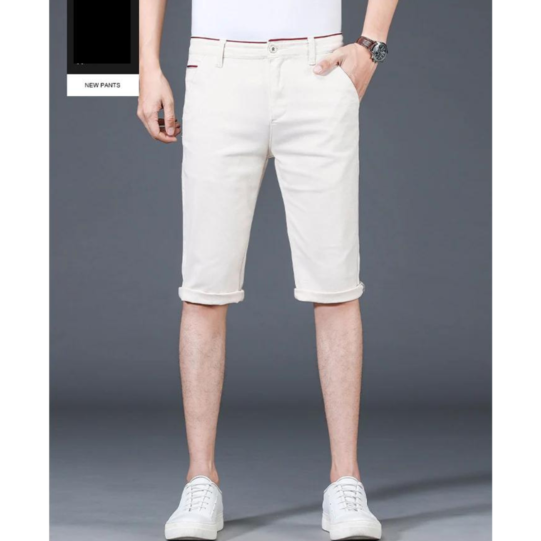 Herren 3/4 Shorts Sommer Leicht Freizeit