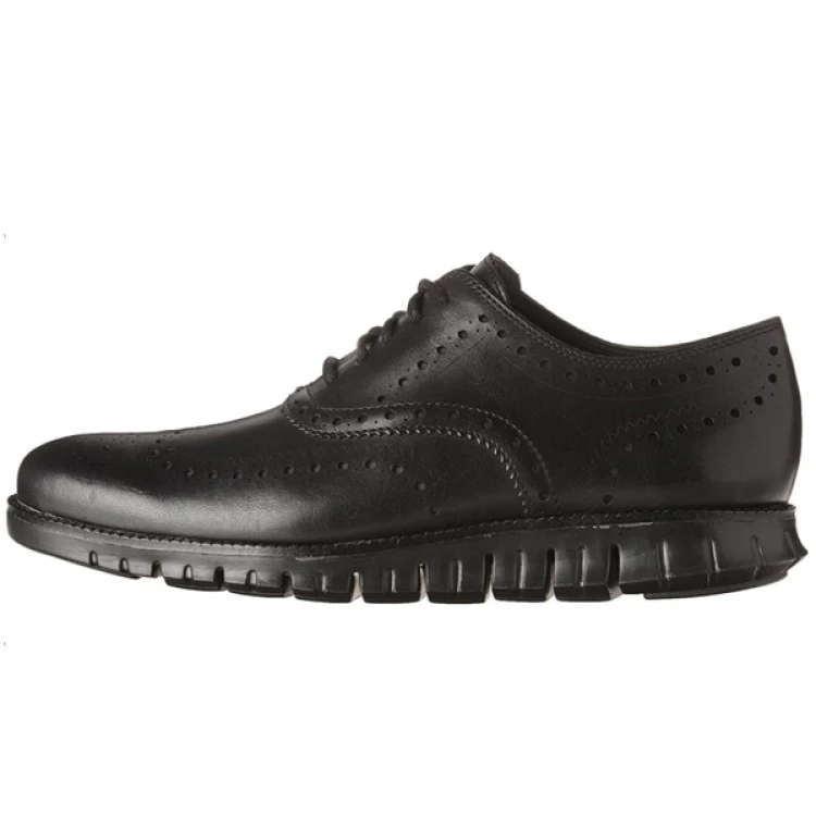 Herren Brogue Schuhe Flügelspitze Lederschnürschuhe