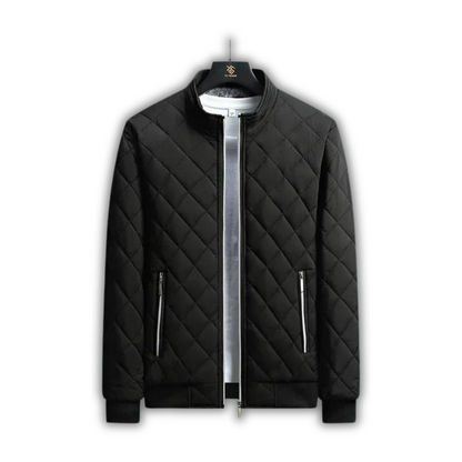 Herren Winterjacke Fleecegefüttert Gesteppt Warm