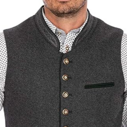 Herren Weste Traditionell Elegante Schnitt - BerlinGlamour