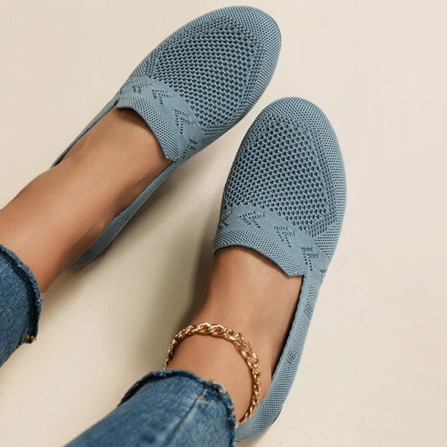 Blaue Sportschuhe Atmungsaktiv Netz Laufschuhe - BerlinGlamour