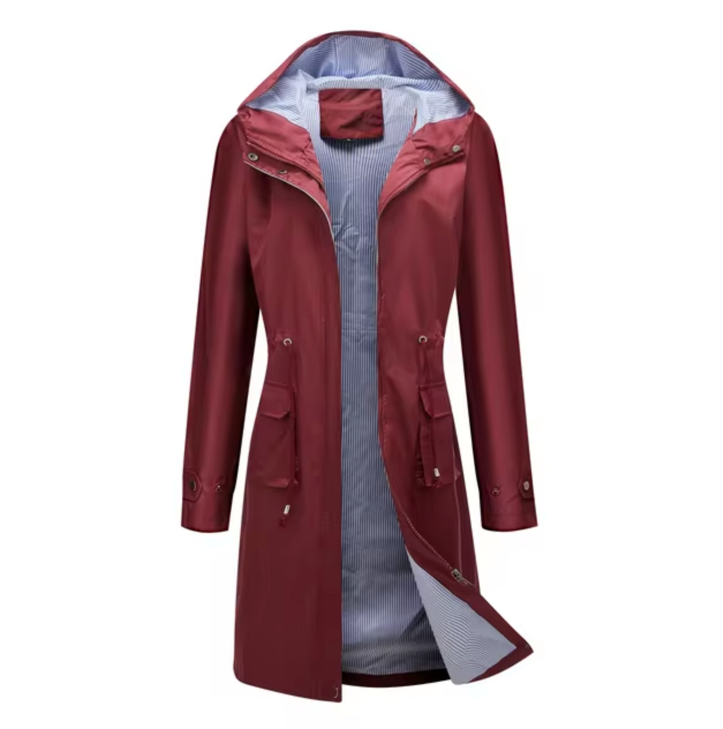 Wasserdichter Wintermantel mit Kapuze Damen - BerlinGlamour