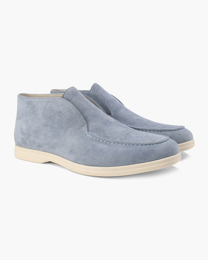 Herren Halbschuh Elegant Braun Lederschuhe Business
