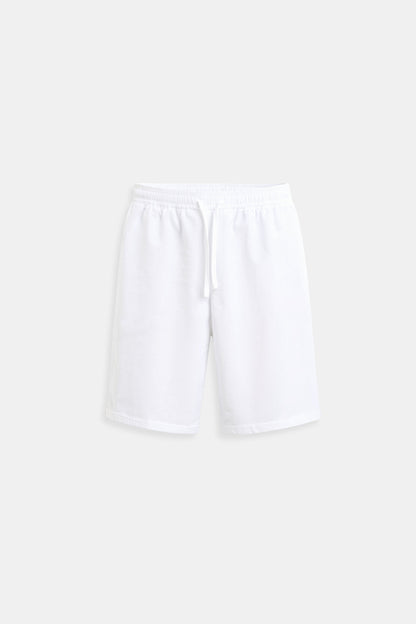 Beige Herren Shorts Komfort Kordelzug Minimalistisch