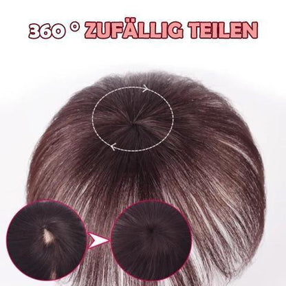 Haarstück für Kopf Echthaar Extensions
