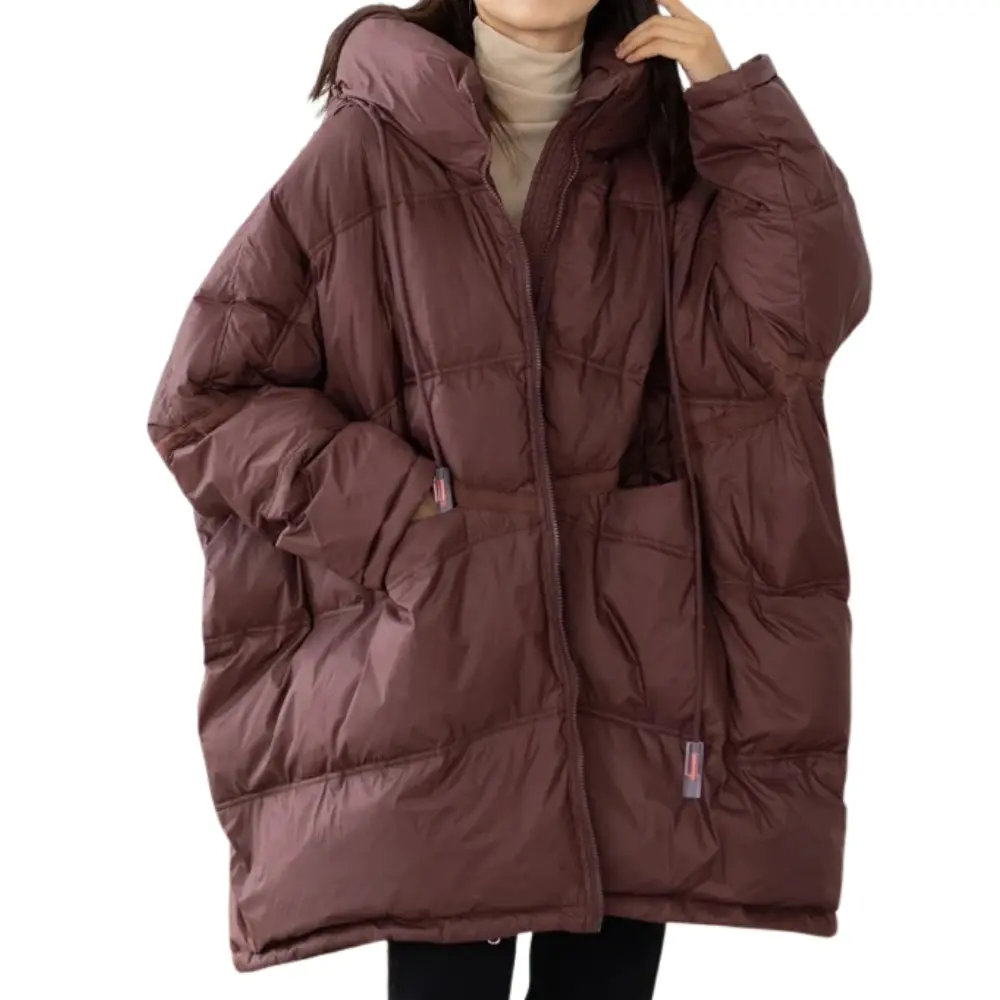Damen Jacke Gepolstert Lockere Winterjacke Modern - BerlinGlamour