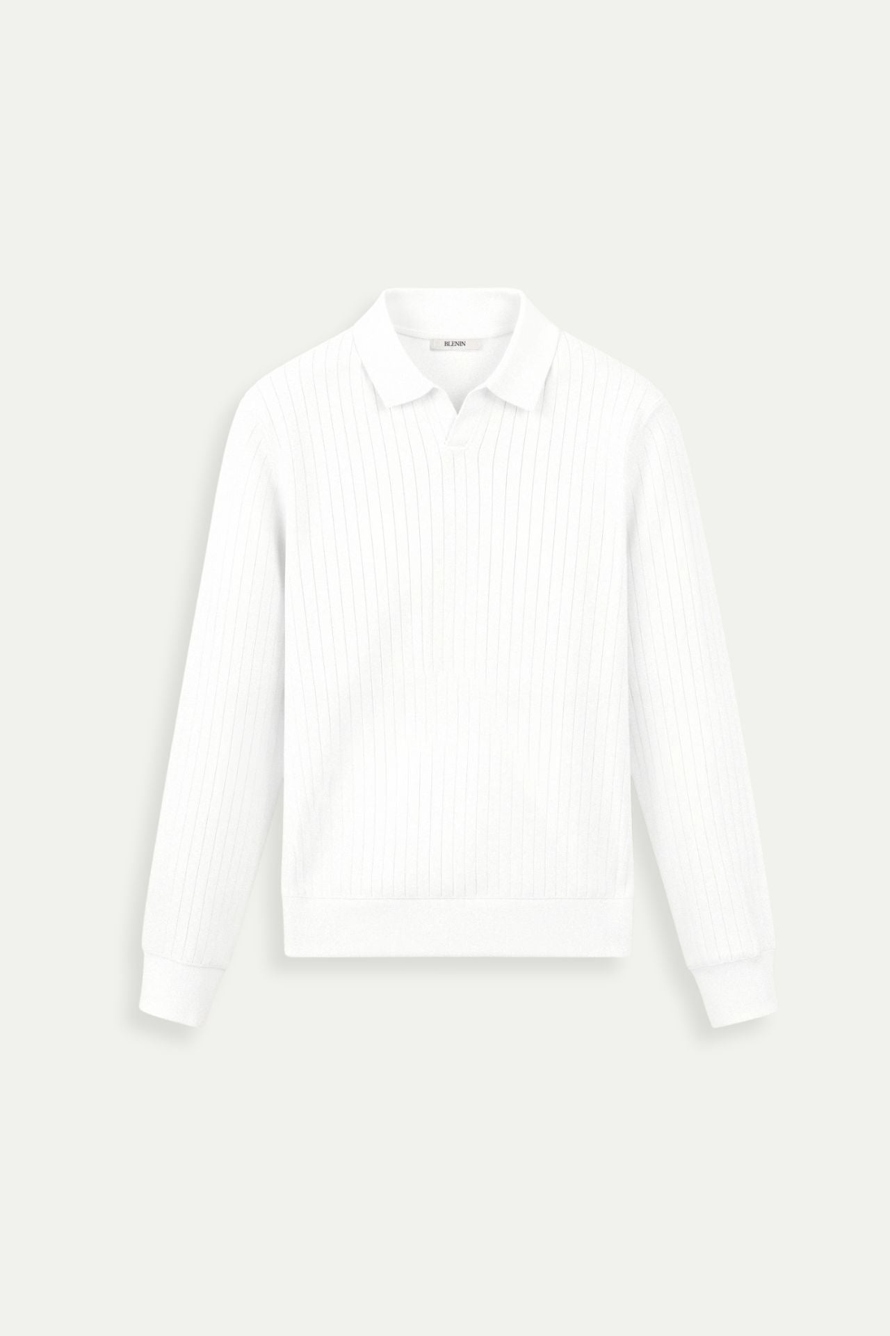 Elegantes Poloshirt Strick Modern Slim Fit