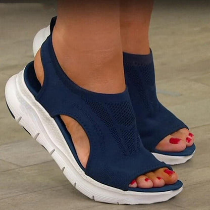 Damen Sandalen Bequem Offene Zehen Frühling - BerlinGlamour