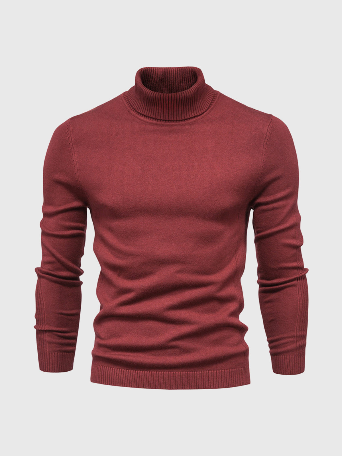 Herren Rollkragenpullover Waschbar Weich