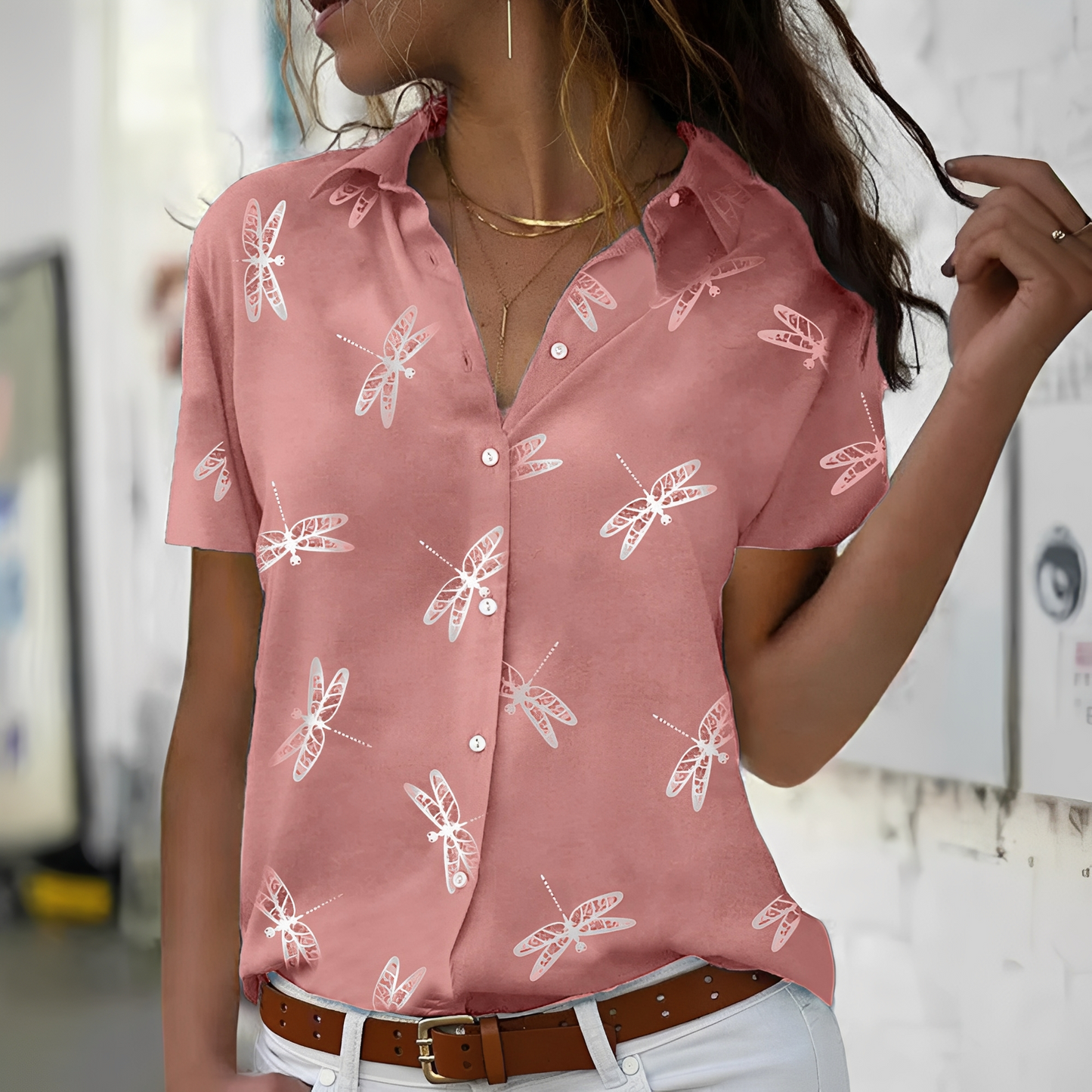 Frauen Shirt Elegант Trendy Modern - BerlinGlamour