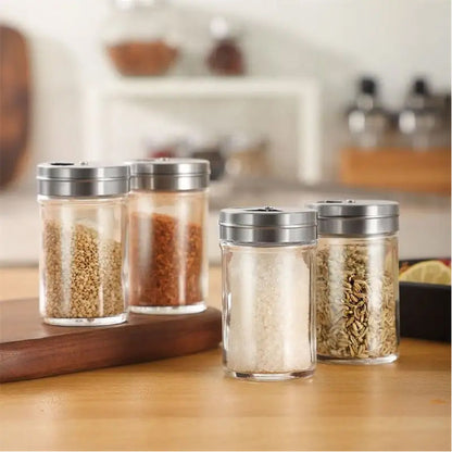 Glas Gewürzgläser Set 6-teilig Moderne Küche