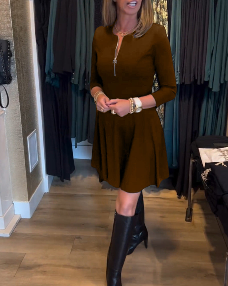 Elegantes Damenkleid mit Reißverschluss Modern