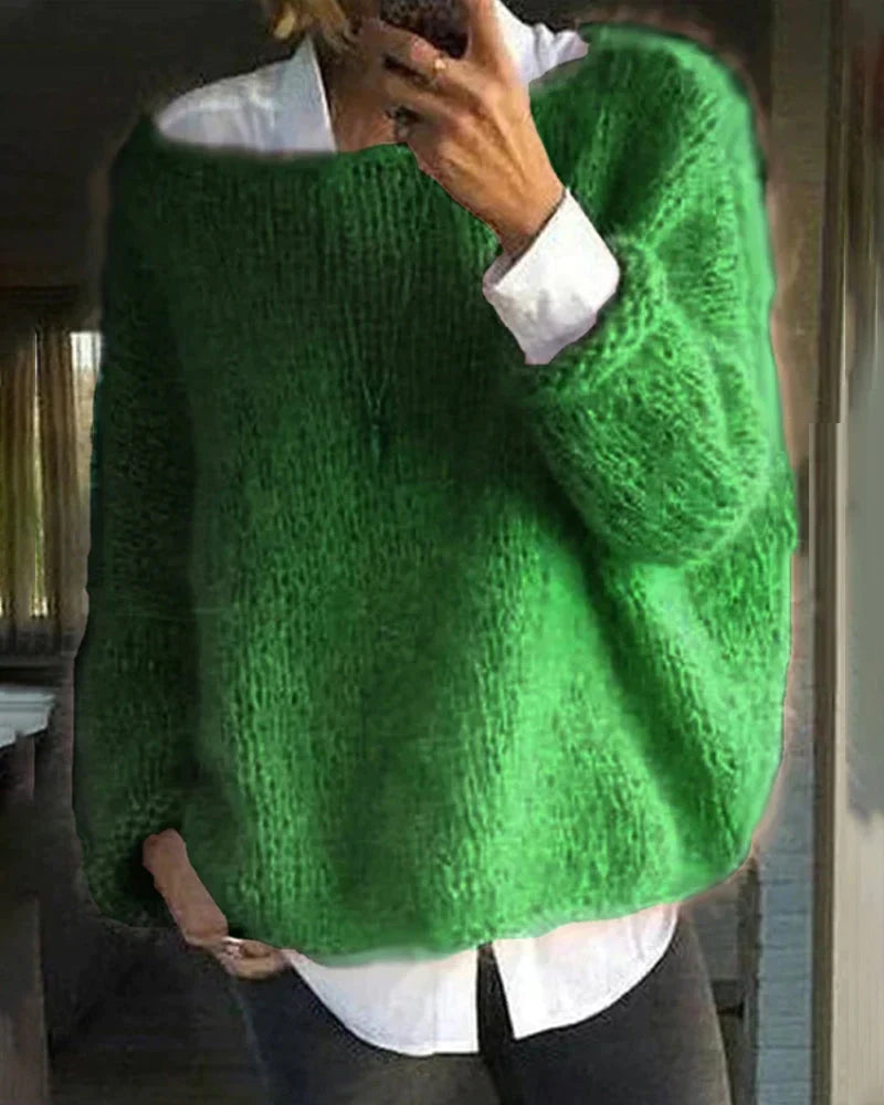 Damen Pullover Zeitlos Warm Winter