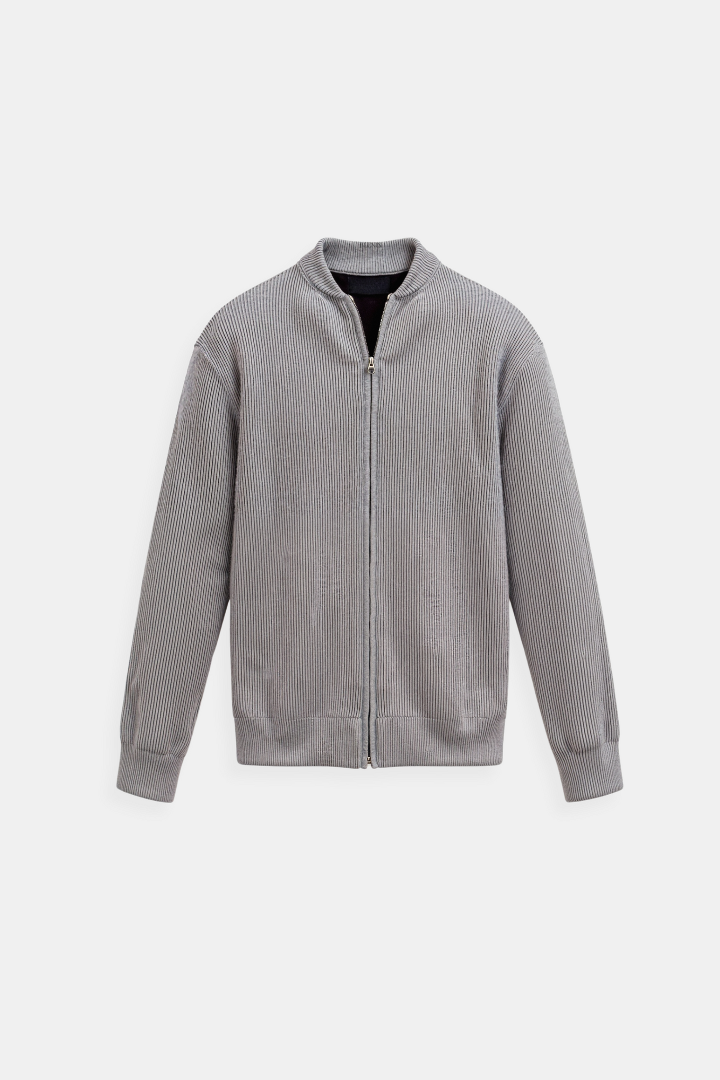 Strickjacke Damen Slim Fit Reißverschluss Modern