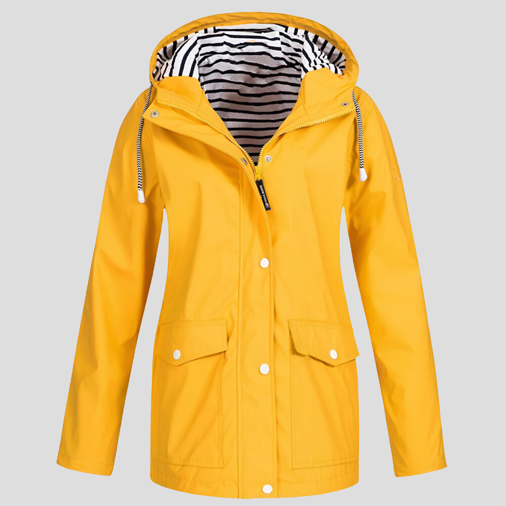 Wasserdichte Damenjacke Winddichte Kapuzenjacke Outdoor - BerlinGlamour