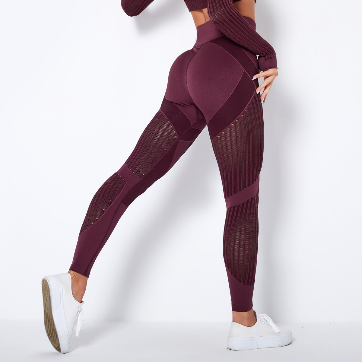 Highwaist Leggings Damen Stilvoll Mit Hochem Bund